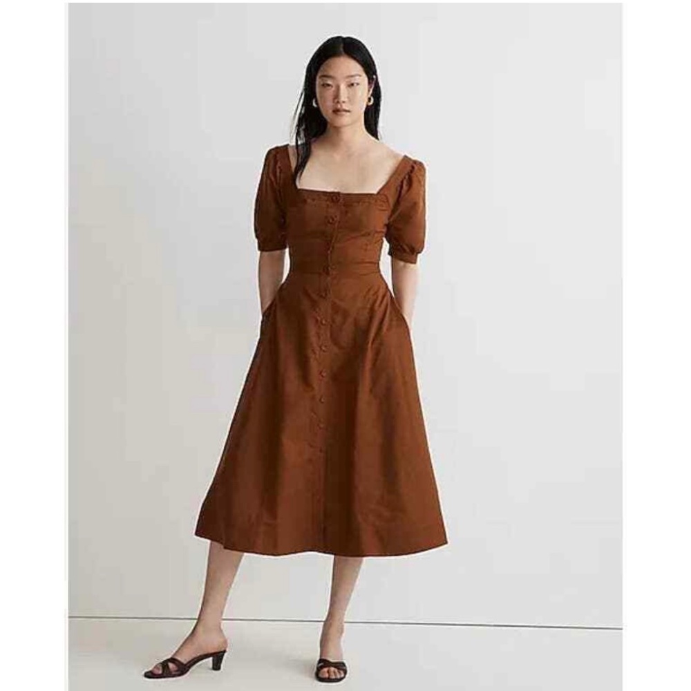 Madewell Puff Sleeve Dress